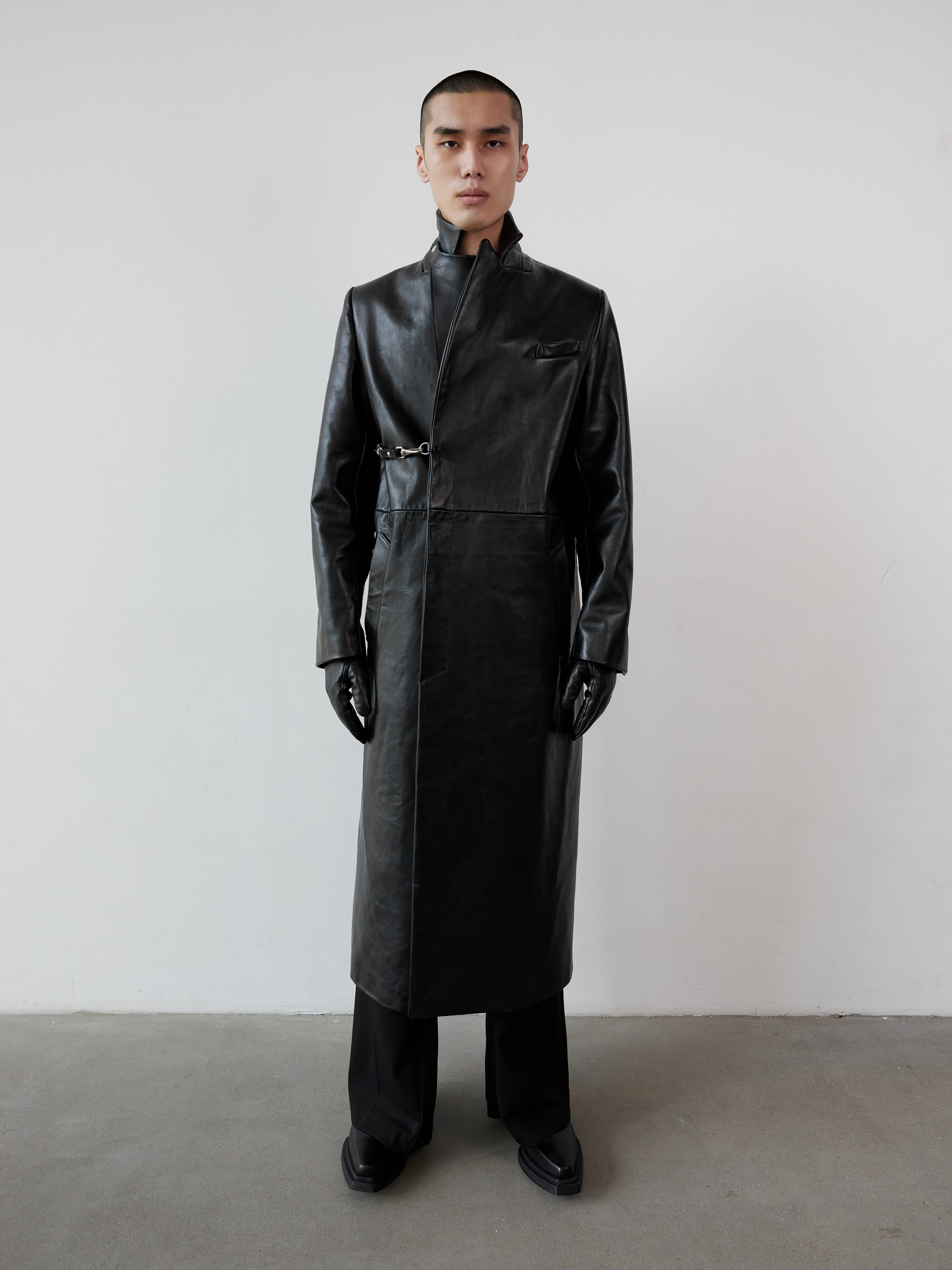 Moth Leather Coat